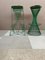 Italienische Smaragdgrüne Metall Hocker, 2er Set 4