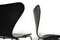 Vintage 3107 Butterfly Chairs by Arne Jacobsen for Fritz Hansen, Denmark, 1976, Set of 4, Image 8