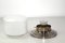 Bauhaus Nickel Plated Ceiling Lamp with Opal Glass Shade, 1930s, Image 6
