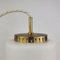 Danish Opaline Glass & Brass Pendant, 1950s, Image 3