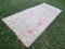 Hand-Knotted Kurdish Low Pile Runner Rug 3