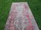 Hand-Knotted Kurdish Low Pile Runner Rug 10