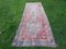 Hand-Knotted Kurdish Low Pile Runner Rug 1