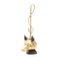 English Brass and Iron Fox Head Door Stop by Peerage, 1920s 4