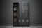Mid-Century Industrial Double Diamond 4-Door Locker Cabinet, Image 14