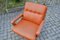 Fauteuil Pivotant Cognac Vintage par Carl Straub, 1960s 14