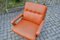 Vintage Cognac Swivel Lounge Chair by Carl Straub, 1960s 14