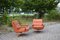 Vintage Cognac Swivel Lounge Chair by Carl Straub, 1960s 3