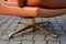 Fauteuil Pivotant Cognac Vintage par Carl Straub, 1960s 22