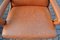 Fauteuil Pivotant Cognac Vintage par Carl Straub, 1960s 7