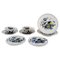Blue Bird Service in Hand-Painted Porcelain, Set of 8 1