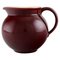 Royal Copenhagen / Aluminia Confetti Jug in Burgundy Red Glazed Faience, Image 1