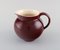 Royal Copenhagen / Aluminia Confetti Jug in Burgundy Red Glazed Faience, Image 2