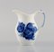 Royal Copenhagen Blue Flower Braided Sugar Bowl and Cream Jug, 1960s, Set of 2 4