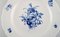 Fünf antike Meissen Porzellanteller mit handbemalten Blumen, 5er Set 5