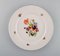 Antique Porcelain Plates with Hand-Painted Flowers, Set of 5, Image 4