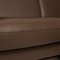 Brown Leather Sofa with Stool from Marquardt, Set of 2 6