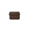 Brown Leather Sofa with Stool from Marquardt, Set of 2 12