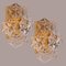 Faceted Crystal and Gilt Sconces from Bakalowits & Söhne, Germany, 1970s, Set of 6 8