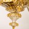 Large Venetian Chandelier in Gilded Murano Glass by Barovier, 1950s 4