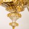 Large Venetian Chandelier in Gilded Murano Glass by Barovier, 1950s, Image 4