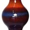 Große Keramik Stehlampe mit Lampenschirm aus Seide von René Houben 2