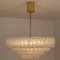 Large Glass Brass Light Fixtures from Doria, Germany, 1969, Set of 3 8