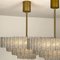 Large Glass Brass Light Fixtures from Doria, Germany, 1969, Set of 3 9
