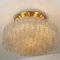 Large Glass Brass Light Fixtures from Doria, Germany, 1969, Set of 3, Image 3