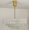 Large Glass Brass Light Fixtures from Doria, Germany, 1969, Set of 3 10