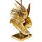 Brass Fighting Birds Table Lamps, 1960s, Set of 2, Image 2