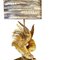 Brass Fighting Birds Table Lamps, 1960s, Set of 2 3