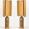 Bitossi Lamps for Bergboms with Custom Made Shades by René Houben, Set of 2 5