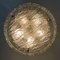 Große Einbaulampen aus strukturiertem Glas von Kalmar, 2er Set 13