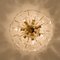 Large Palazzo Light Fixture in Gilt Brass and Glass by J. T. Kalmar 4