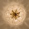 Large Palazzo Light Fixture in Gilt Brass and Glass by J. T. Kalmar, Image 4