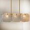 Glass and Brass Light Fixtures by J. T. Kalmar, Austria, 1960s, Set of 5, Image 6