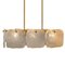 Glass and Brass Light Fixtures by J. T. Kalmar, Austria, 1960s, Set of 5, Image 9