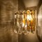 Lampada da parete Palazzo in ottone dorato e vetro di JT Kalmar, Immagine 10