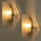 Murano Opal Clear Glass Sconces from Kalmar, 1970s, Set of 2, Image 11