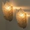Murano Glass and Gold-Plated Wall Sconces from Barovier & Toso, Italy, 1960s, Set of 2 3