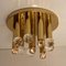 Swarovski Crystal and Gilt Brass Flush Mount by Ernst Palme, 1960s, Image 7