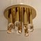 Swarovski Deckenlampe aus Kristallglas & vergoldetem Messing von Ernst Palme, 1960er 7