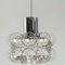 Bubble Glass Pendant Lamp by Helena Tynell, 1960s 8