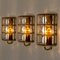 Iron and Bubble Glass Sconces from Limburg, Germany, 1960s, Set of 2 15