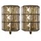 Iron and Bubble Glass Sconces from Limburg, Germany, 1960s, Set of 2, Image 14