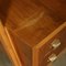 Beech Mahogany Veneer and Glass Chest of Drawers, Italy, 1950s 7