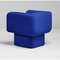 Blauer Block Armlehnstuhl von Mut Design 6