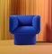 Blauer Block Armlehnstuhl von Mut Design 3