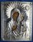 Analogion Bild der Mutter Gottes Zärtlichkeit in einer Relief Silberfassung 3
